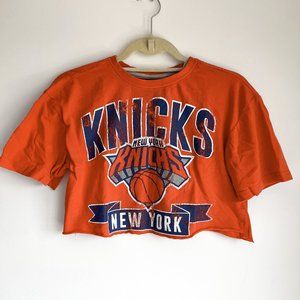 Womens New York Knicks Crop Top